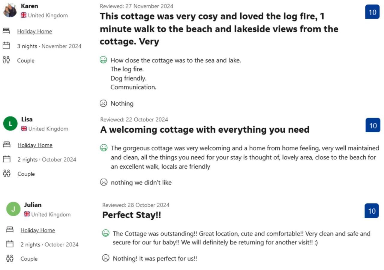 Romantic Lakeside Cottage By The Beach! With Super Cosy Log Burner! The Perfect Escape To Your Home From Home By The Sea! So Relaxing - You Won'T Want To Leave! Pet Friendly! Mablethorpe Luaran gambar